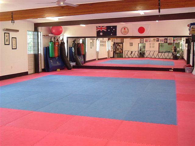 Inside Brisbane Dojo.