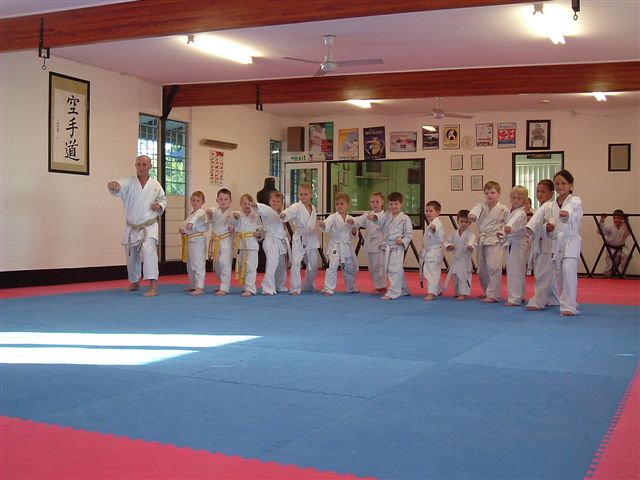 Sensei training peewee's.